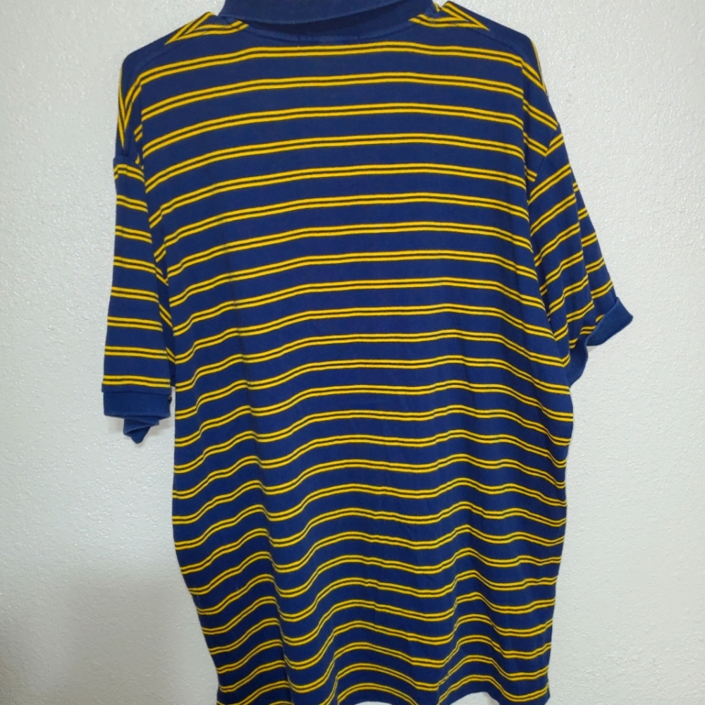 Polo yellow and blue stripe